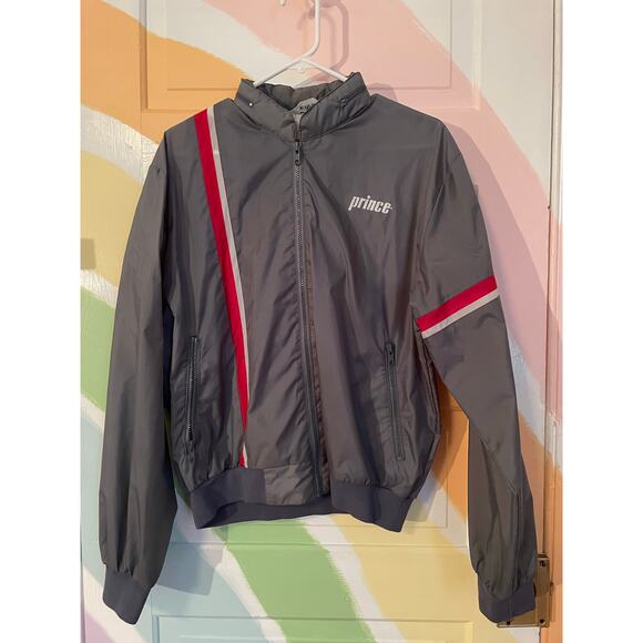 Prince Other - Vintage Prince Track Jacket Men Medium Retro 80s 90s Tennis Windbreaker